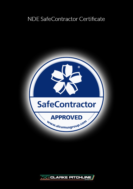 NDE's SafeContractor Certificate image
